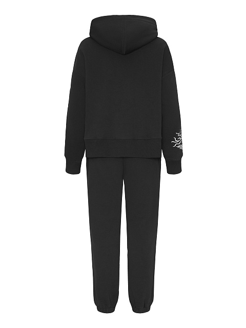 Dragon Printed Black Jersey Suit, 2