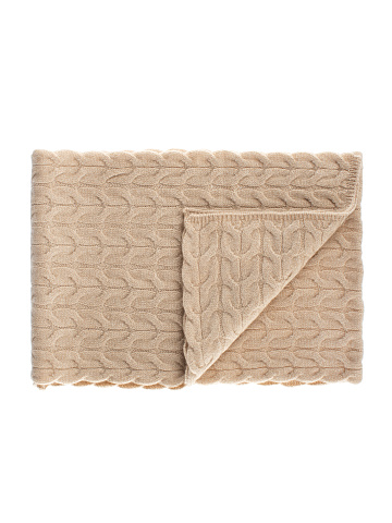 Beige Cashmere Scarf, 1