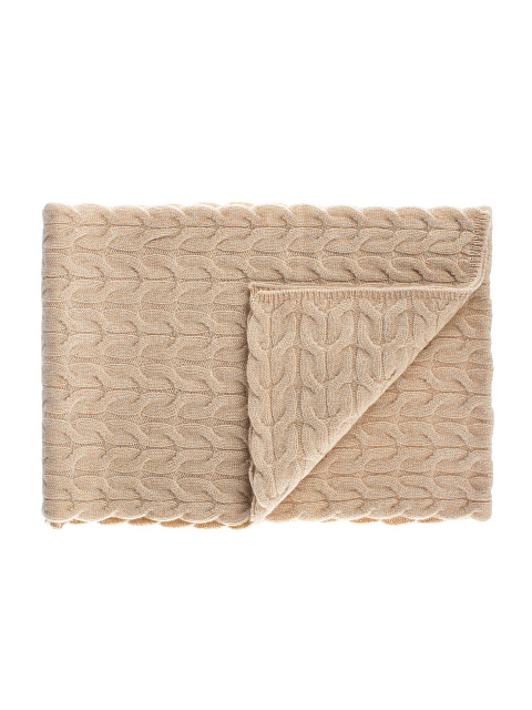 Beige Cashmere Scarf, 1