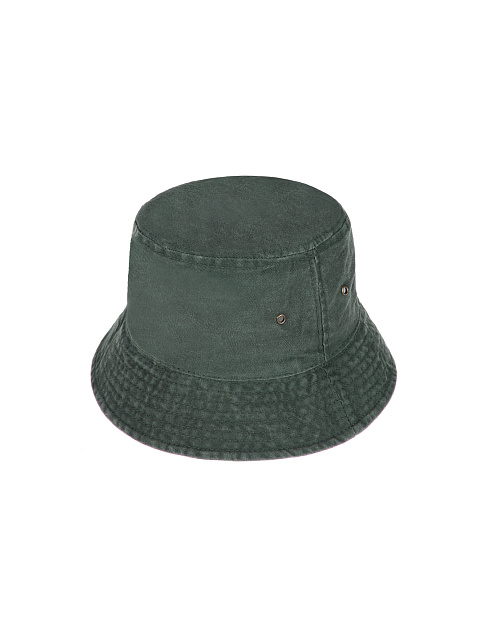 Green Embroidered Cotton Bucket Hat, 2