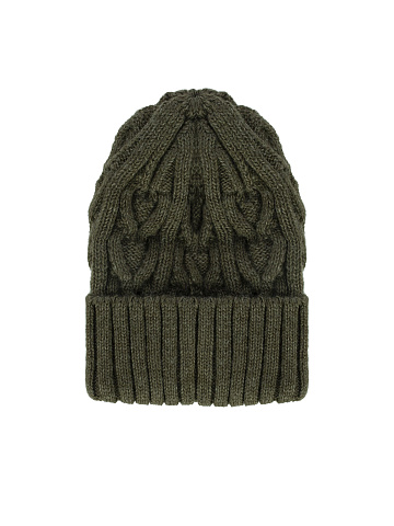 Khaki Wool Beanie , 1