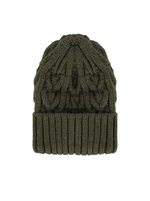 Khaki Wool Beanie , 1