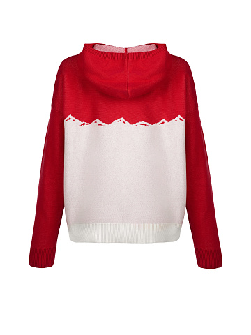 Red & White Santa's Favorite Hooded Sweater, 2