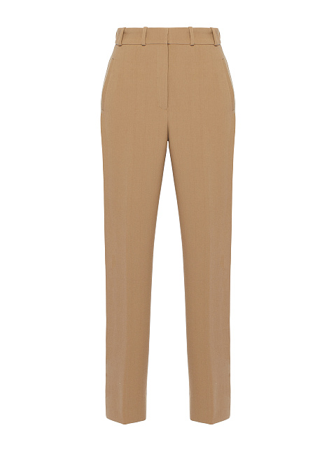 Beige Cropped Trousers, 1