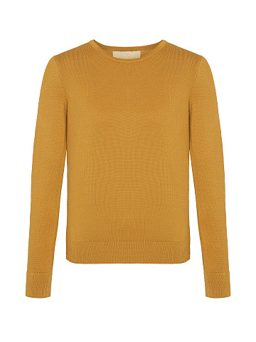 Mustard Knit Jumper, 1