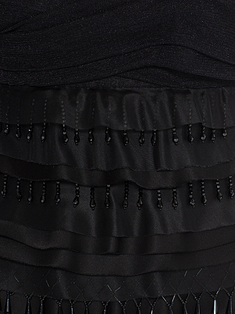 Black midi dress with embroidery , 3 Black midi dress with embroidery , 3