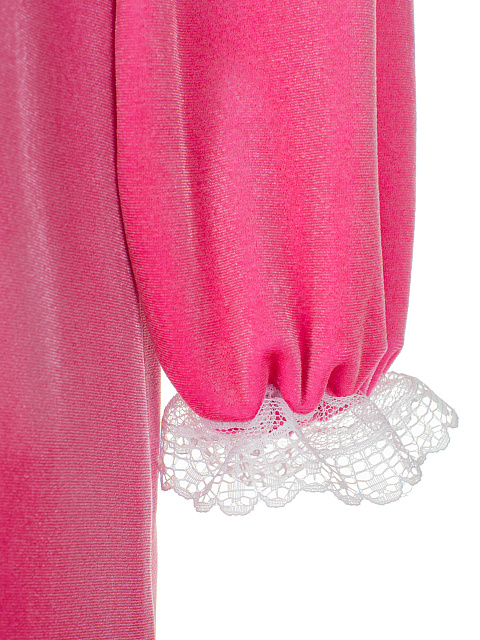 Pink Velvet Girl's Dress, 6