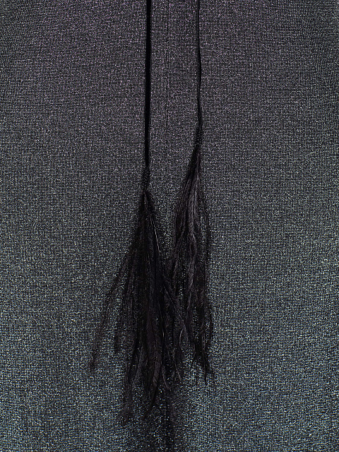 Black knitted jumpsuit with lurex, 3