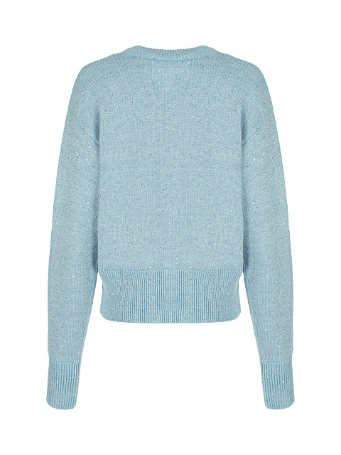 Light Blue Lurex & Sequins Jumper, 2