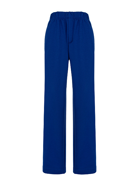 Blue "Yana" Embroidered Jersey Suit, 3 Blue "Yana" Embroidered Jersey Suit, 3