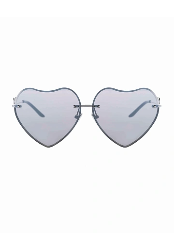 Grey Heart-Shaped Sunglasses, 2
