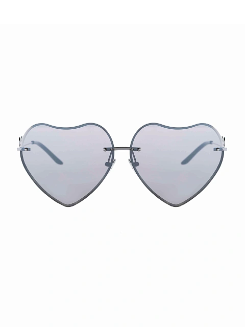 Grey Heart-Shaped Sunglasses, 2
