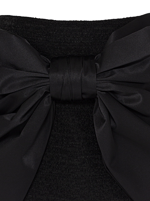 Tweed mini skirt with bow, 5