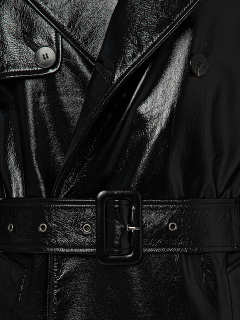 Leather trench coat, 4