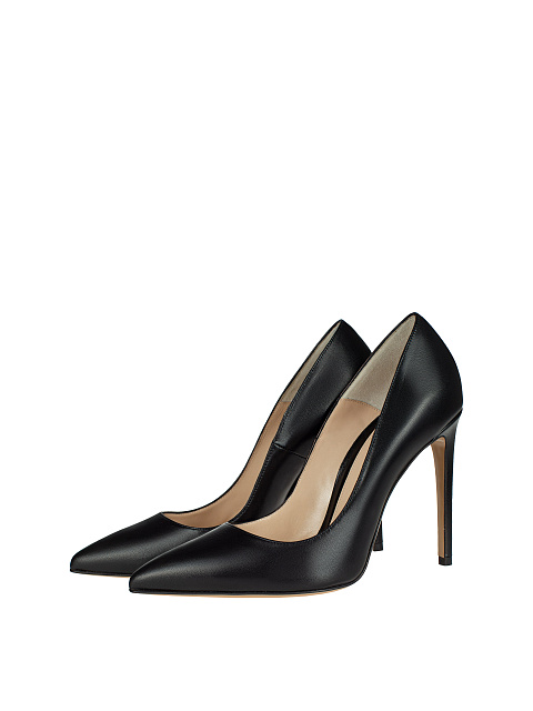 Black Leather Pumps, 1