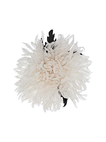 Milk-colored organza brooch, 1