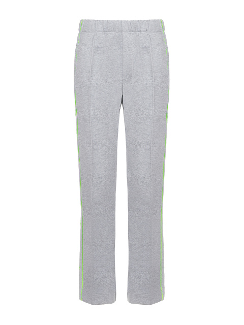 Grey & Neon Green YD Embroidered Jersey Suit, 3 Grey & Neon Green YD Embroidered Jersey Suit, 3