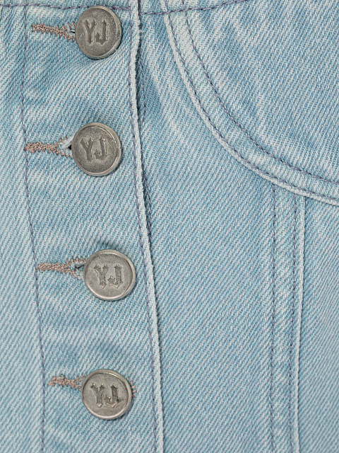 Light Blue Denim Top, 3