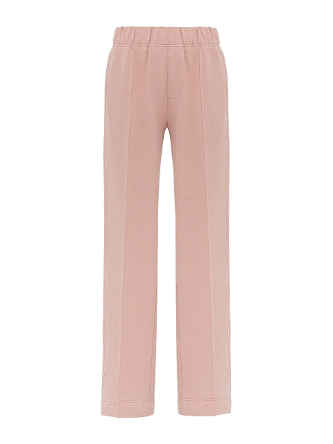 Light Pink Embroidered Jersey Suit, 3