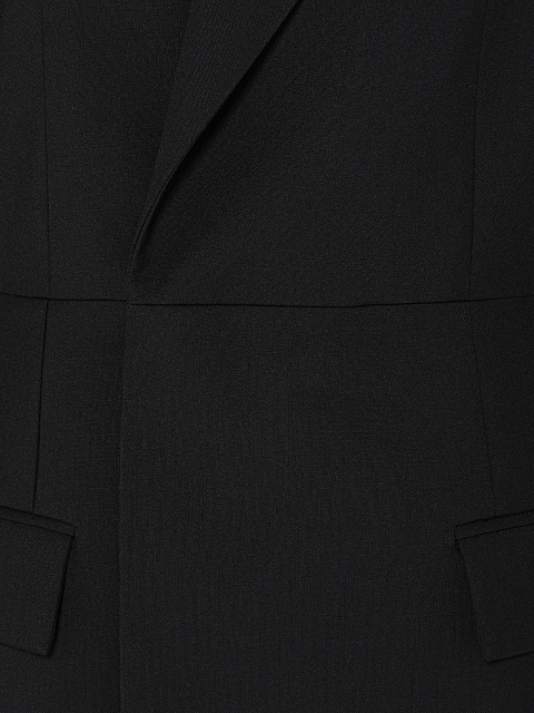 Black wool blazer, 3