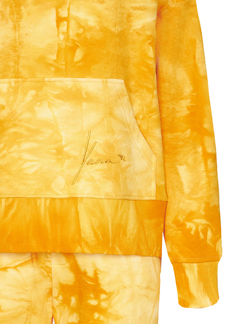 Orange Tie-Dye Jersey Suit, 3