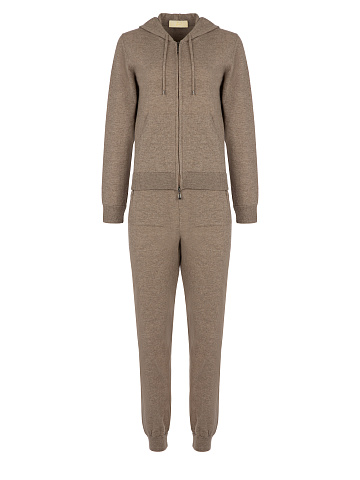 Brown Cashmere Tracksuit, 1