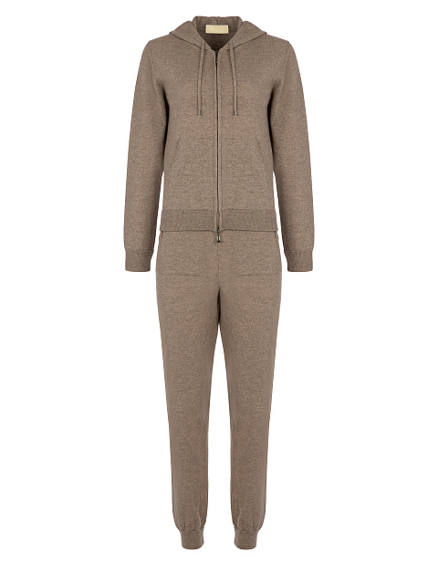 Brown Cashmere Tracksuit, 1