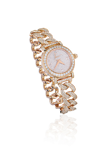 Rose Gold & Diamonds Watch, 1