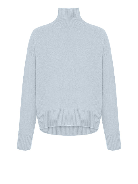 Light Blue Royal Cashmere Turtleneck Sweater, 1 Light Blue Royal Cashmere Turtleneck Sweater, 1