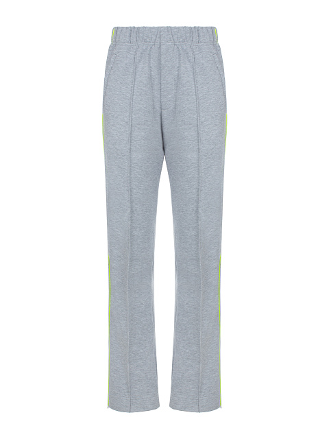 Grey Embroidered Jersey Suit, 3