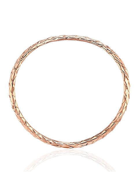 "Dragon" necklace in rose gold, 3