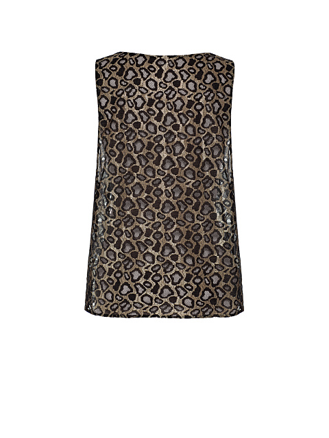 Gold and black leopard print top, 2 Gold and black leopard print top, 2