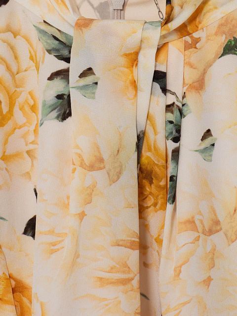 Milk Silk Midi Dress With Floral Print, 3 Milk Silk Midi Dress With Floral Print, 3