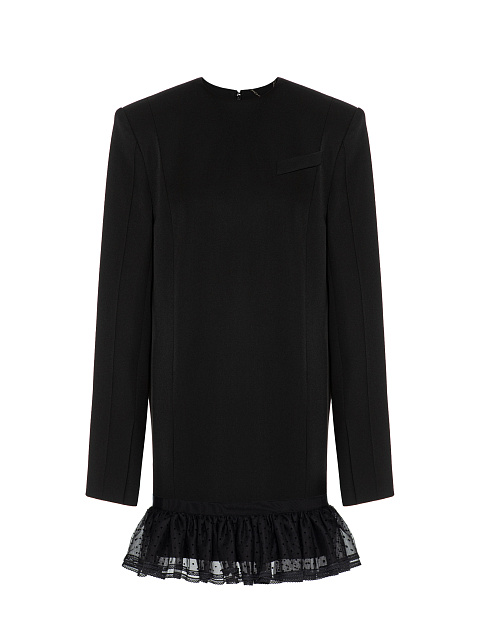 Black lace mini dress, 1 Black lace mini dress, 1