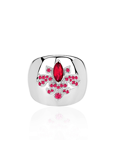 Marquise Ruby & White Gold Ring, 2