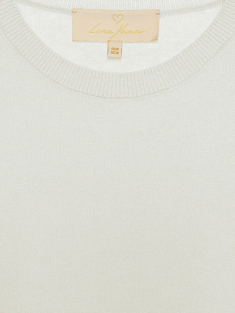 White Angora Short Sleeve Jumper, 3