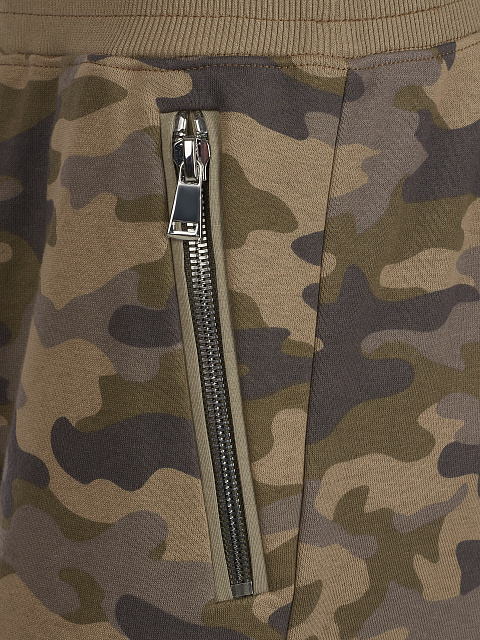 Men's Khaki Camouflage Jersey Suit, 5