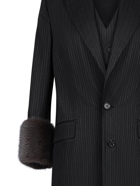 Black Mink Fur Suit, 3
