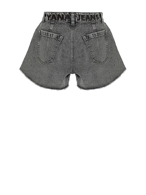 Grey denim shorts, 2 Grey denim shorts, 2