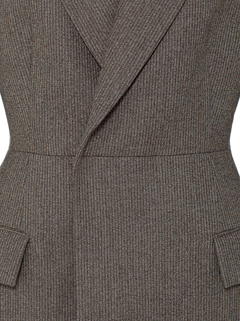 Striped wool blazer, 3