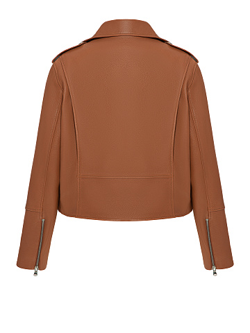 Brown Biker Jacket, 2