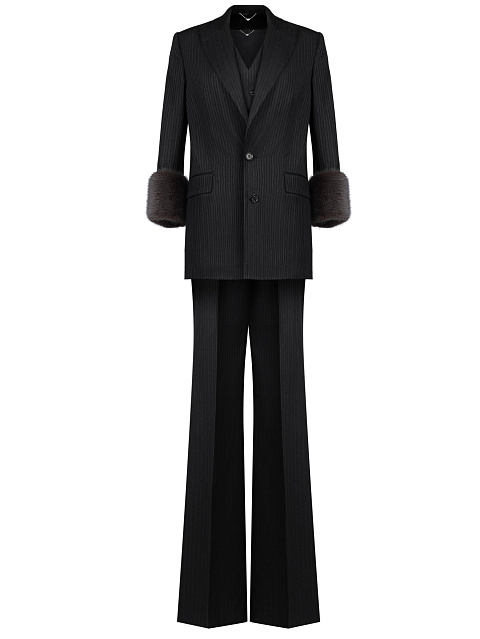 Black Mink Fur Suit, 1