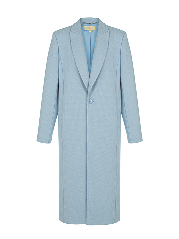 Light Blue Houndstooth Coat, 1