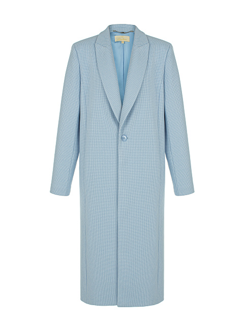 Light Blue Houndstooth Coat, 1