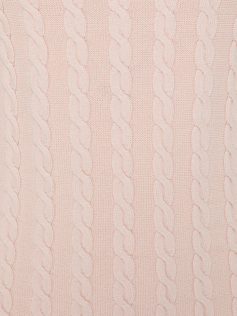 Light Pink Knitted Open Back Mini Dress, 3