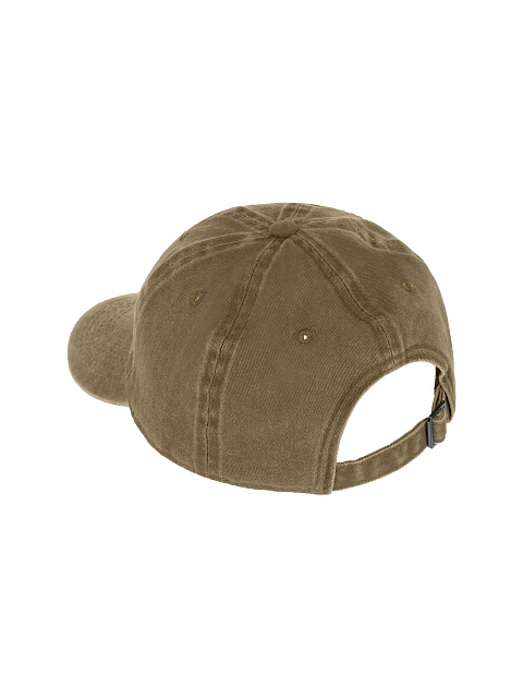 Khaki YD Embroidered Vintage Denim Cap, 3