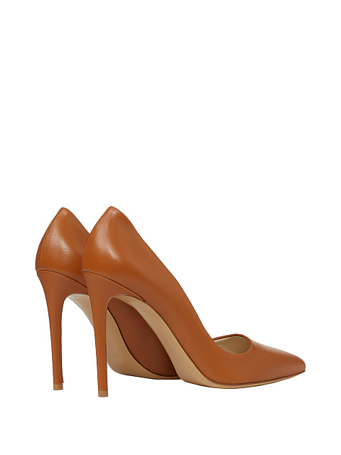 Brown Leather Pumps, 3