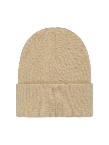 Beige "Yana" Embroidery Beanie, 2