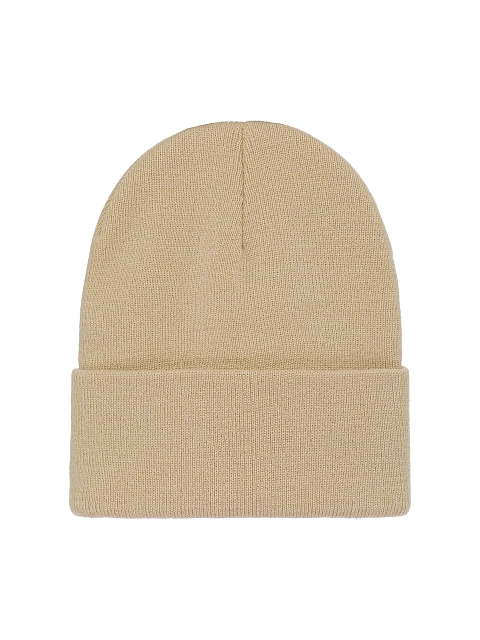 Beige "Yana" Embroidery Beanie, 2