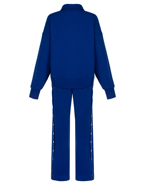 Electric Blue Jersey Suit, 2